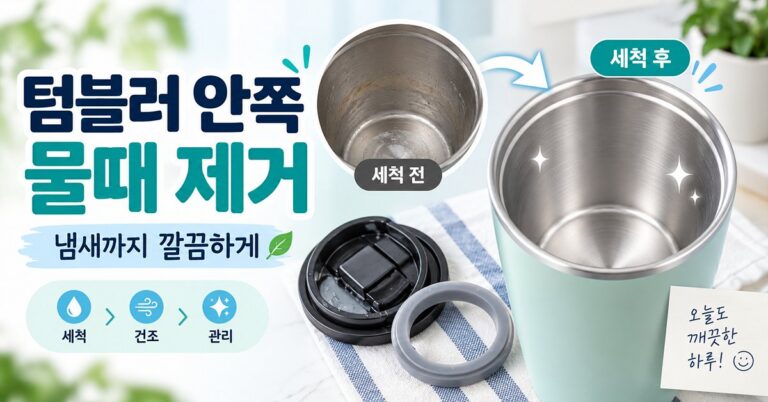 텀블러 안쪽 물때제거 썸네일