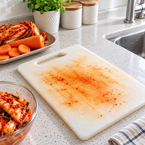 플라스틱 도마 착색 줄이는 관리법, 김치·카레 얼룩 덜 남게 쓰는 법 2 플라스틱 도마 착색 줄이는 관리법(1)